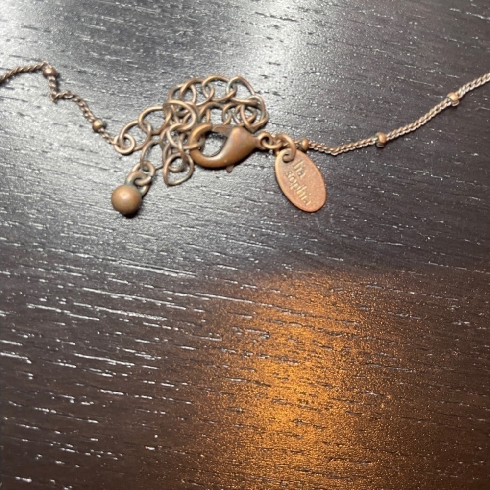 Lia Sophia Rose Gold Earring and Necklace Set - Picture 4 of 4